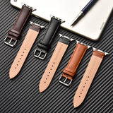 Leather Strap For Apple Watch 38mm, 40mm, 42mm, 44mm