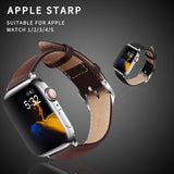 Leather Strap For Apple Watch 38mm, 40mm, 42mm, 44mm